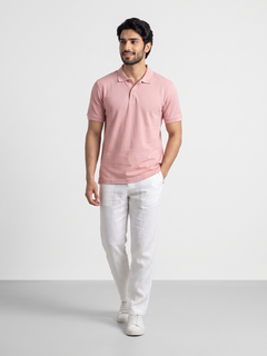 Men's 100% Organic Cotton Regular Fit Tshirt Pink