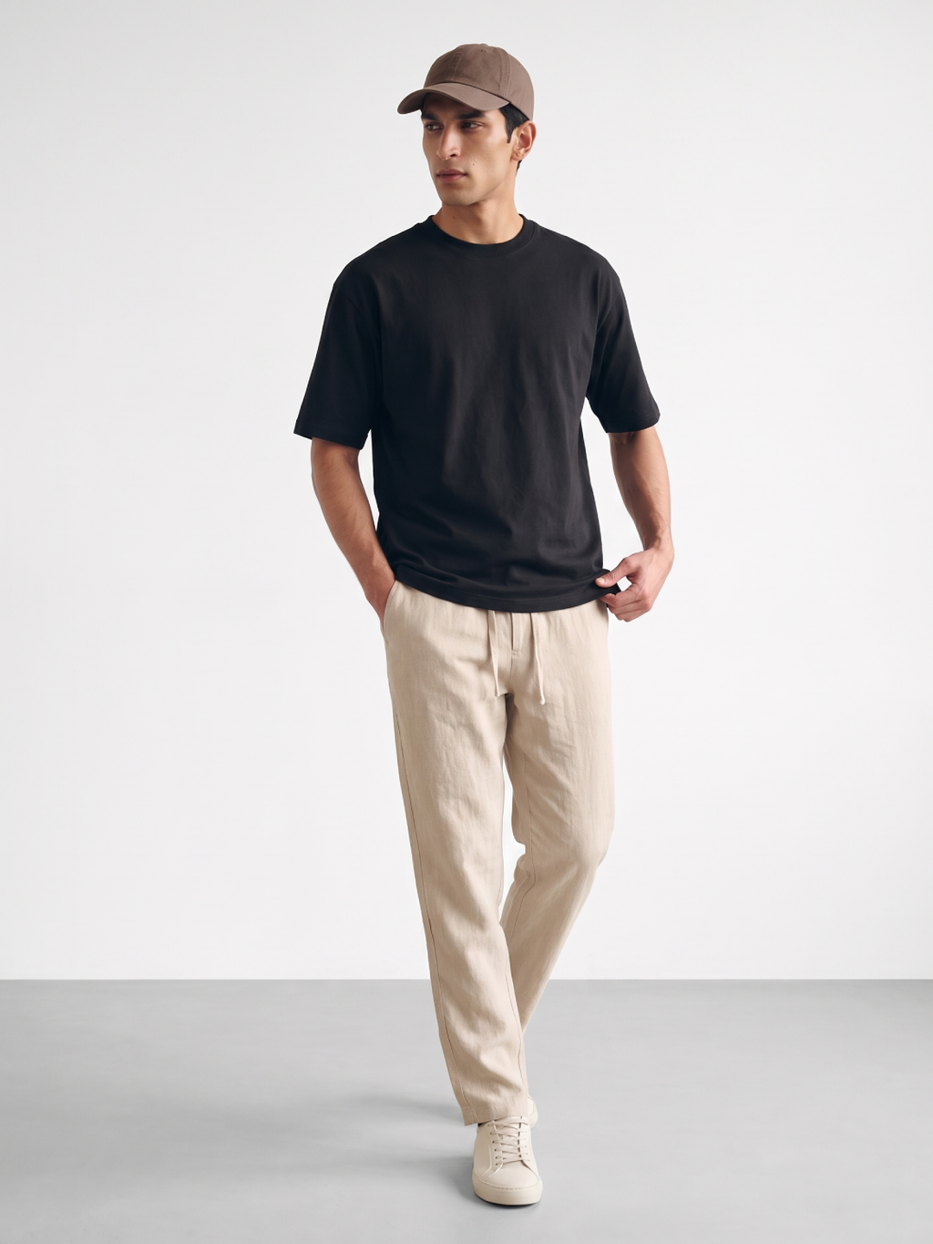 Men's 100% Cotton Relax Fit Tshirt Black
