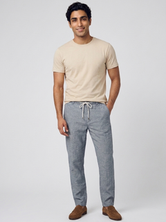 Men's Natural Cotton Bamboo Elastane Regular Fit Tshirt
