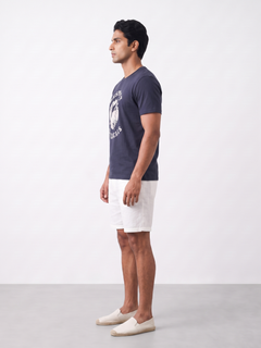 Men's 100% Organic Cotton Regular Fit Tshirt Navy