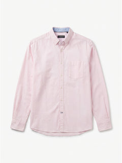 Men's Pink 100% Cotton Regular Fit Shirt