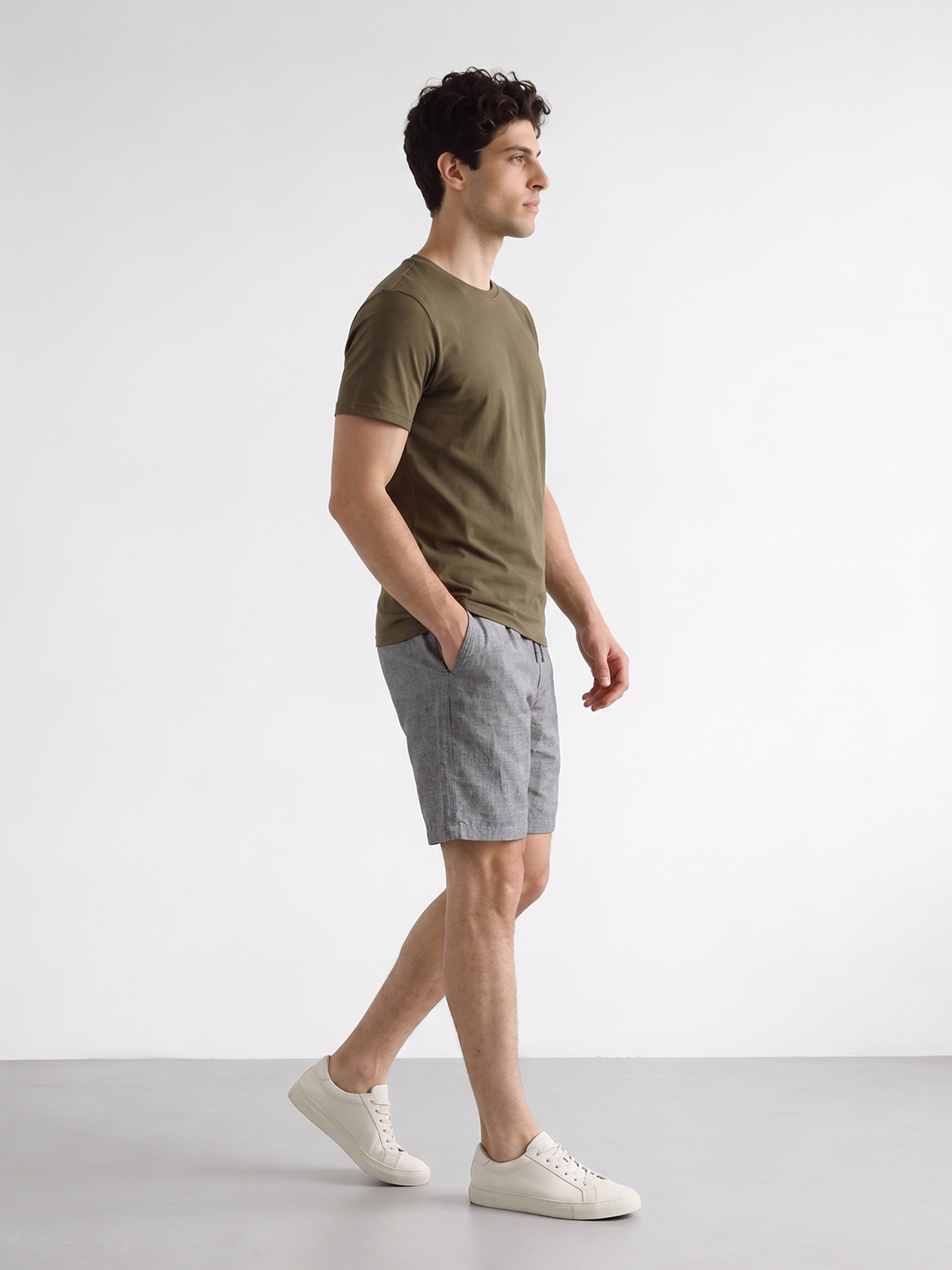 Men's 100% Cotton  Regular Fit Tshirt Brown