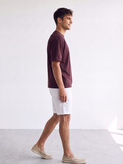 Men's 100% Cotton Relax Fit Tshirt Wine
