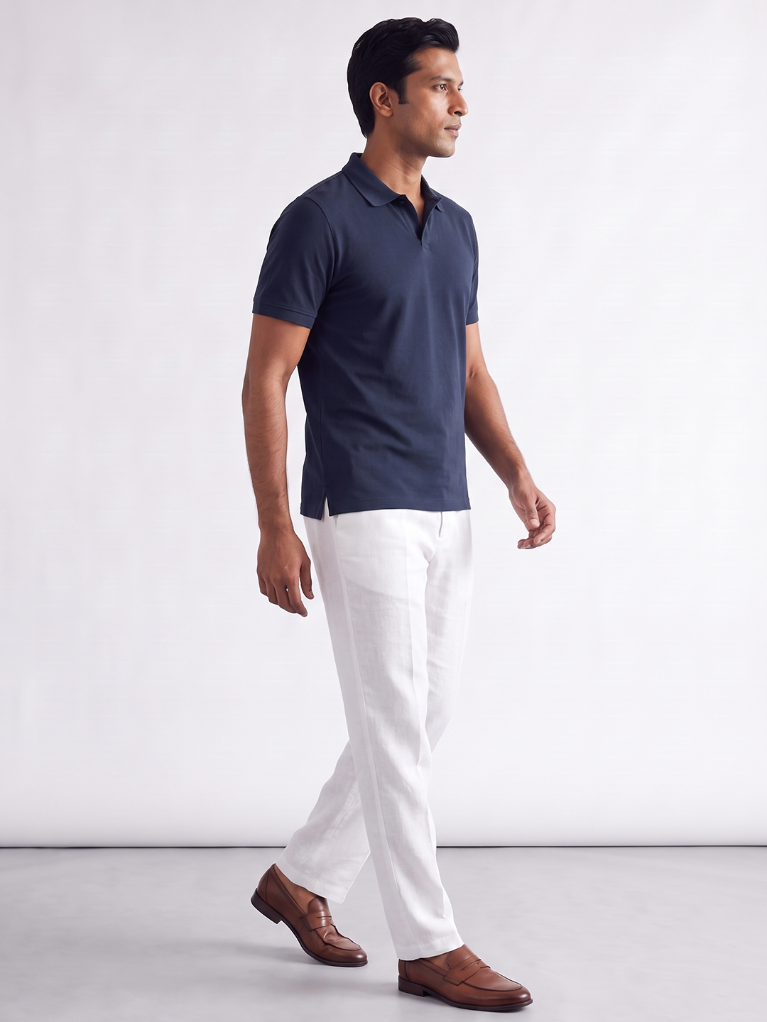 Men's 100% Cotton  Regular Fit Tshirt Navy