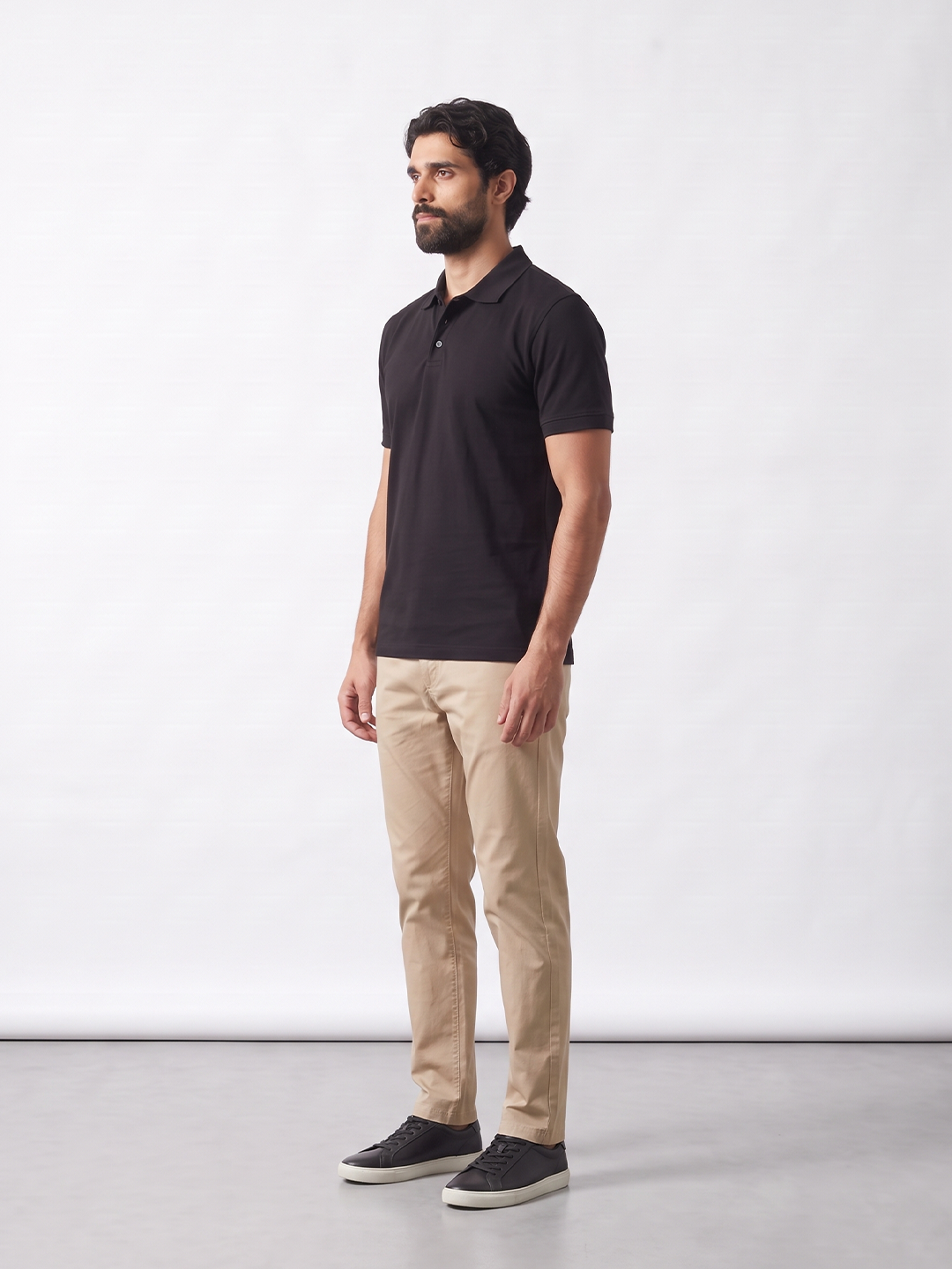 Men's 100% Cotton  Regular Fit Tshirt Black