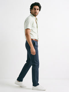 Men's Mint Oxford 100% Cotton Regular Fit Shirt