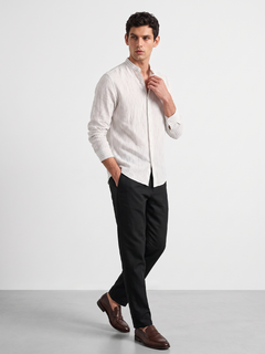 Men's 100% Cotton  Regular Fit Shirt White