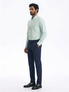 Men's Mint 100% Cotton Regular Fit Shirt