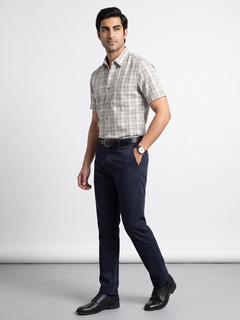 Men's 100% Cotton Regular Fit Shirt Green