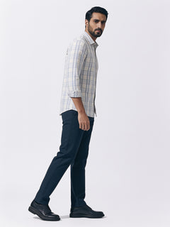 Men's Sand 100% Cotton Regular Fit Shirt