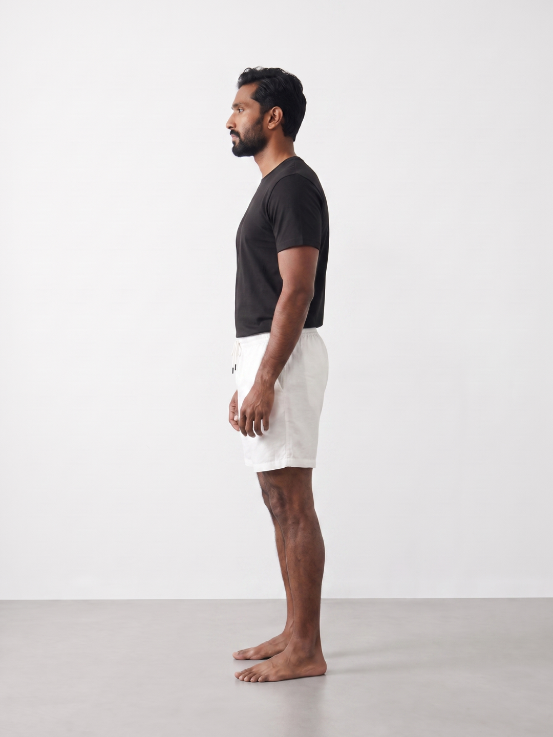 Men's Black 100% Organic Cotton Regular Fit Tshirt