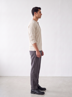 Men's 100% Cotton Regular Fit Tshirt Natural