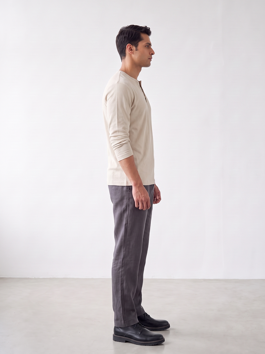 Men's 100% Cotton Regular Fit Tshirt Natural
