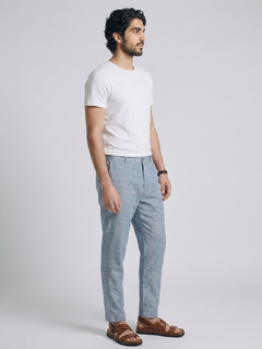 Men's White Cotton Bamboo Elastane Regular Fit Tshirt