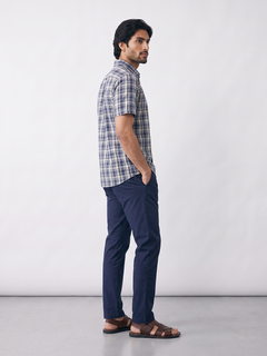 Men's 100% Cotton Regular Fit Shirt Navy