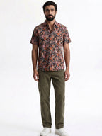 Men's Multi Tencel Linen Regular Fit Shirt