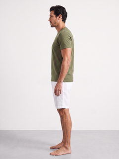 Men's Green 100% Organic Cotton Regular Fit Tshirt