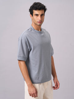 Men’s Cotton Relax Fit T-Shirt Blue
