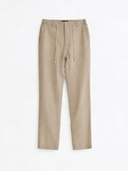 Men's Natural Cotton Linen Regular Fit Pant