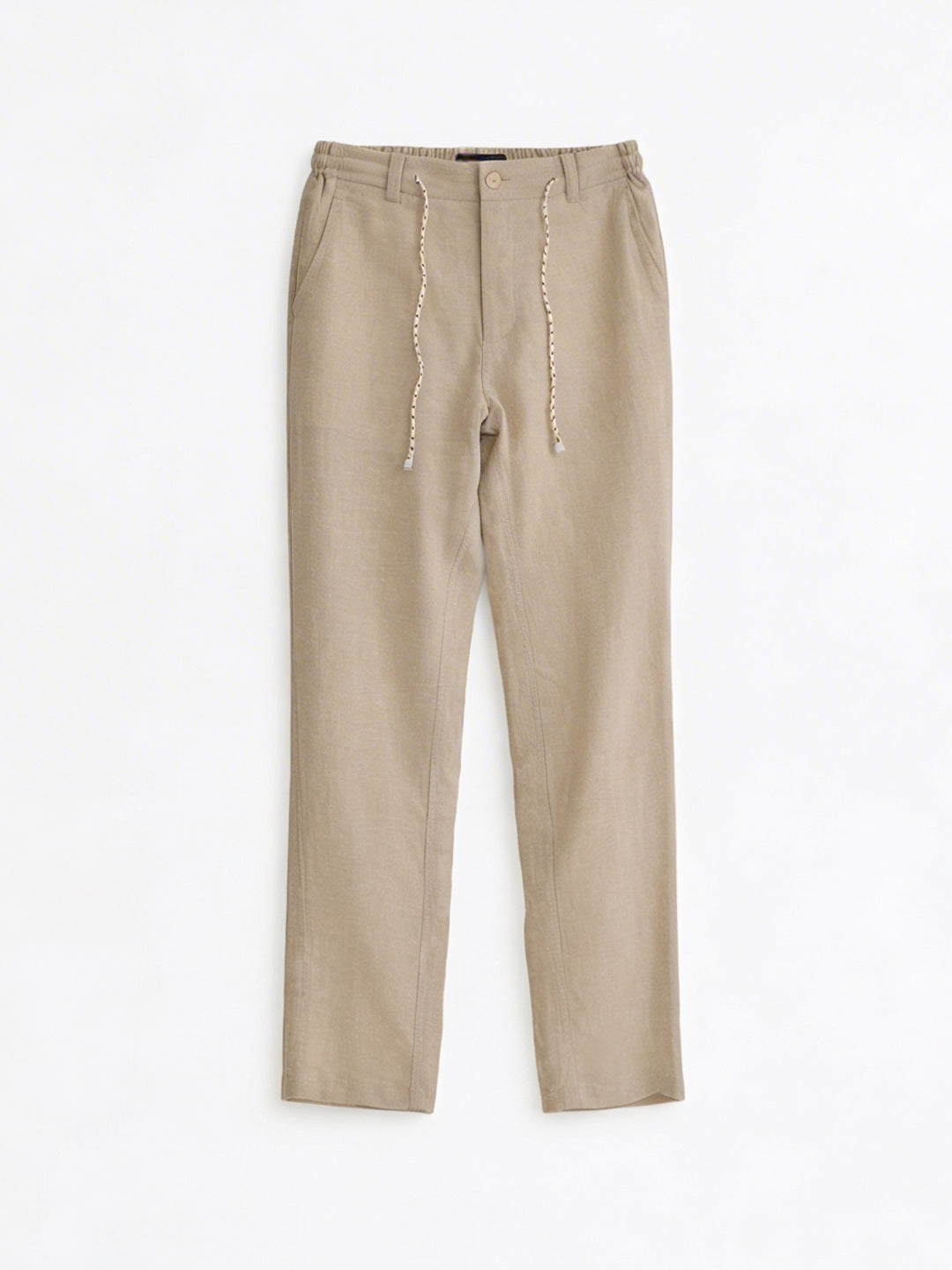 Men's Natural Cotton Linen Regular Fit Pant