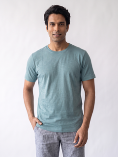 Men's 100% Cotton  Regular Fit Tshirt Green