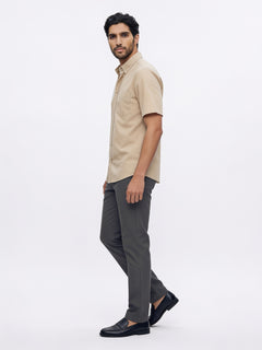 Men's Natural Oxford 100% Cotton Regular Fit Shirt