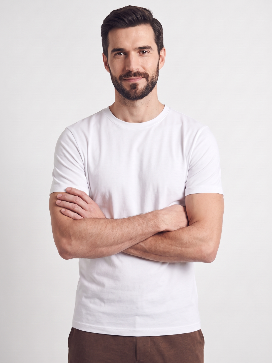 Men's Bamboo Regular Fit Tshirt White