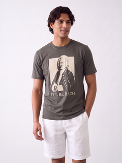 Men's 100% Organic Cotton Regular Fit Tshirt Charcoal