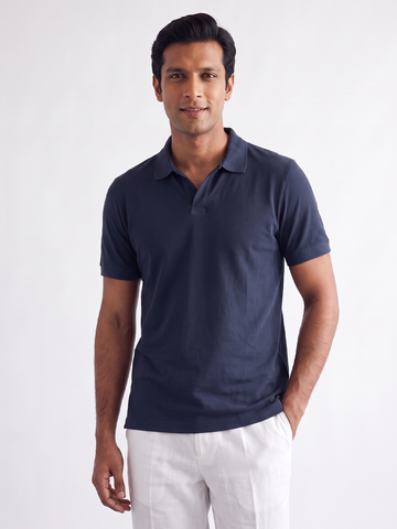 Men's 100% Cotton  Regular Fit Tshirt Navy