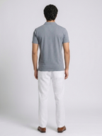 Men's Blue 100% Organic Cotton Regular Fit Tshirt