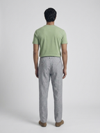 Men's Green Cotton Bamboo Elastane Regular Fit Tshirt