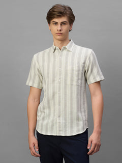 Men's Natural 100% Cotton Regular Fit Shirt