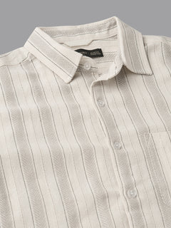 Men's Natural 100% Cotton Regular Fit Shirt