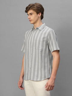 Men's Slate 100% Cotton Regular Fit Shirt
