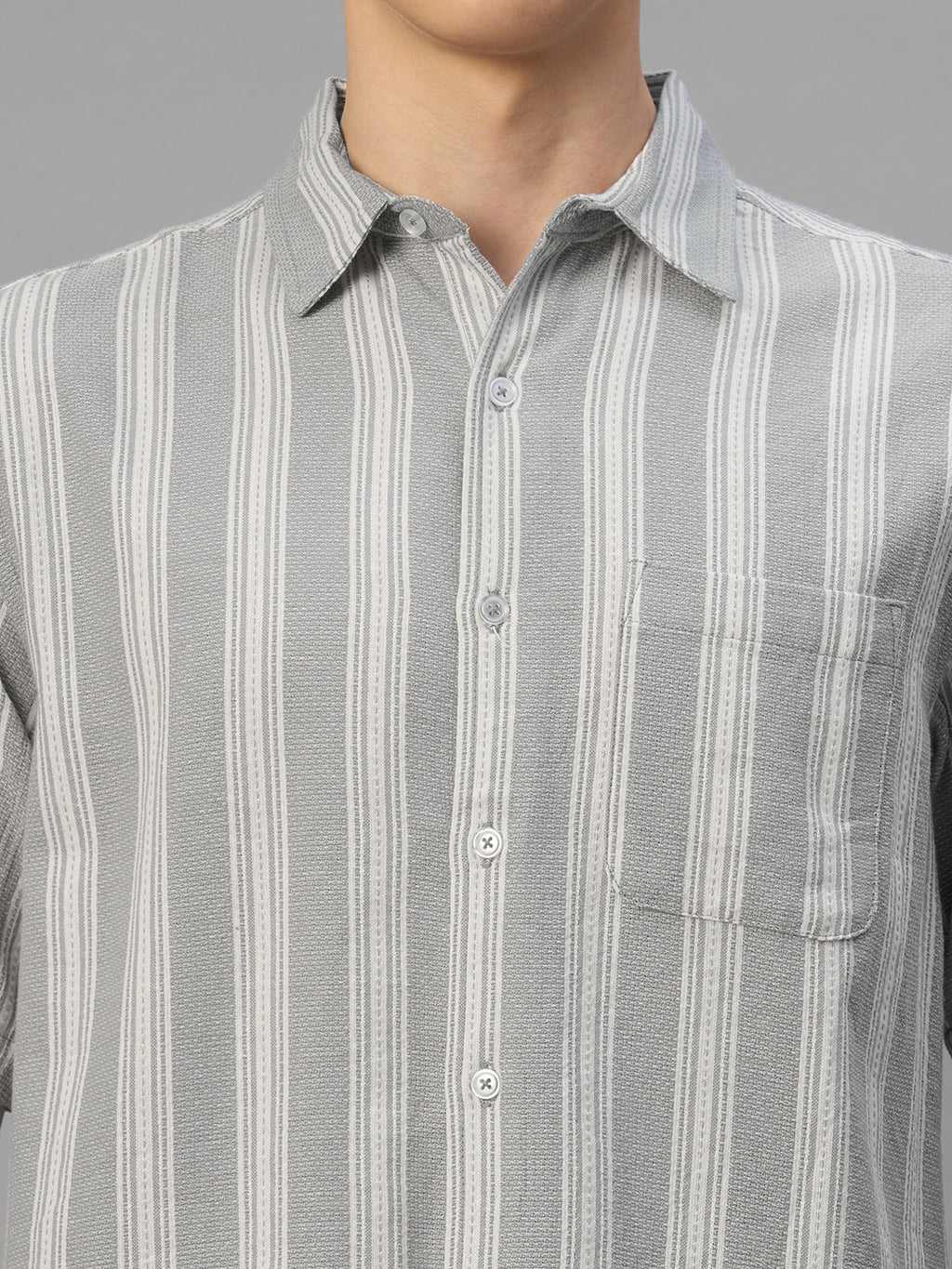 Men's Slate 100% Cotton Regular Fit Shirt