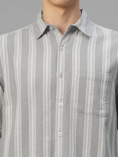 Men's Slate 100% Cotton Regular Fit Shirt
