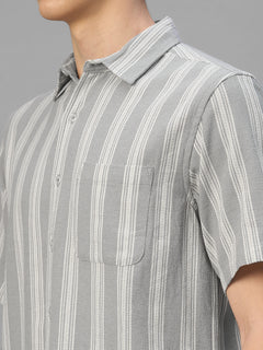 Men's Slate 100% Cotton Regular Fit Shirt