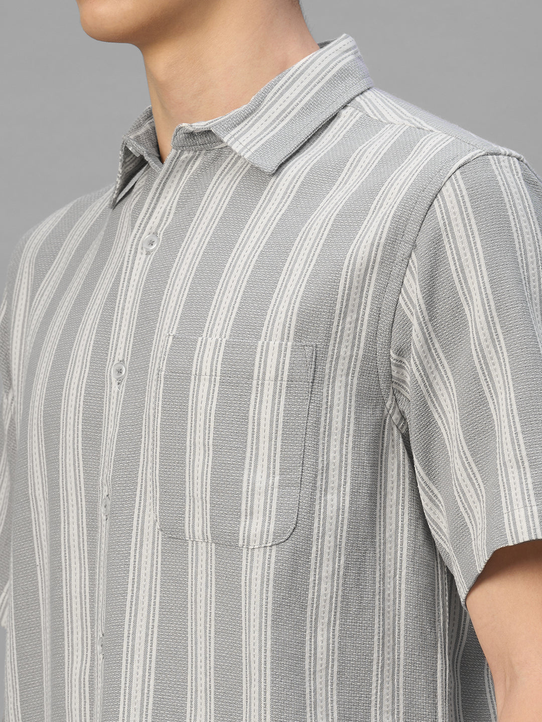 Men's Slate 100% Cotton Regular Fit Shirt
