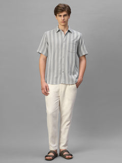 Men's Slate 100% Cotton Regular Fit Shirt