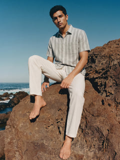Men's Slate 100% Cotton Regular Fit Shirt