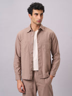 Men's Avenue Cotton Linen Regular Fit Jacket