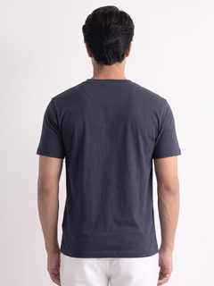 Men's 100% Cotton Relax Fit Tshirt Navy