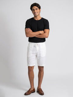 Men's Black Cotton Bamboo Elastane Regular Fit Tshirt
