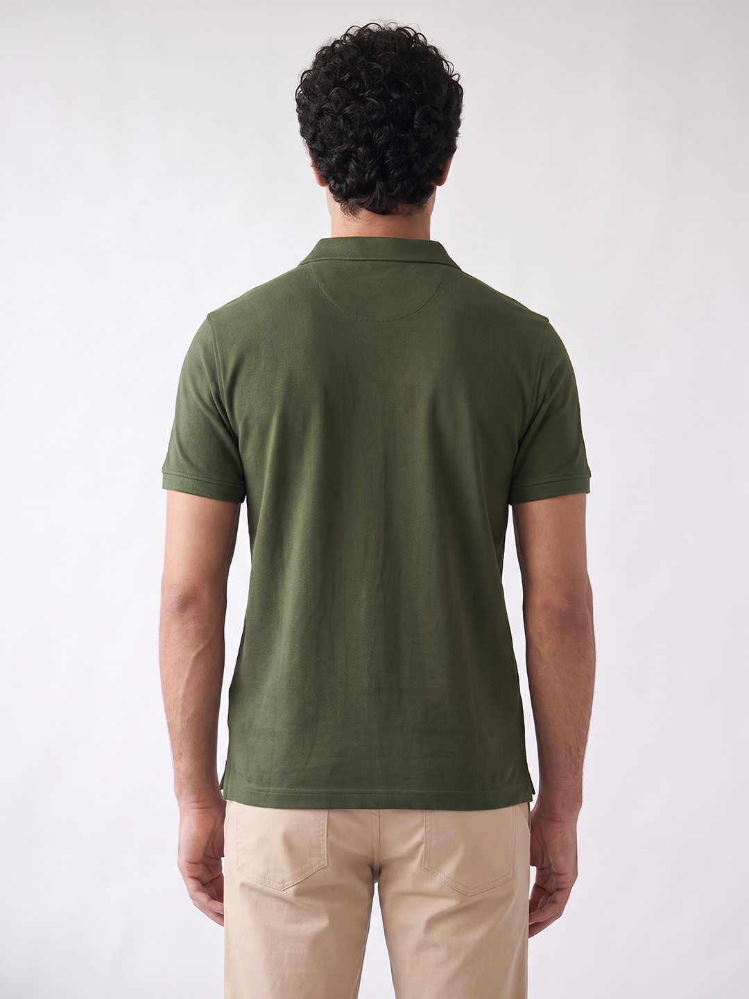 Men's 100% Cotton  Regular Fit Tshirt Green
