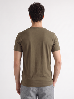 Men's 100% Cotton  Regular Fit Tshirt Brown