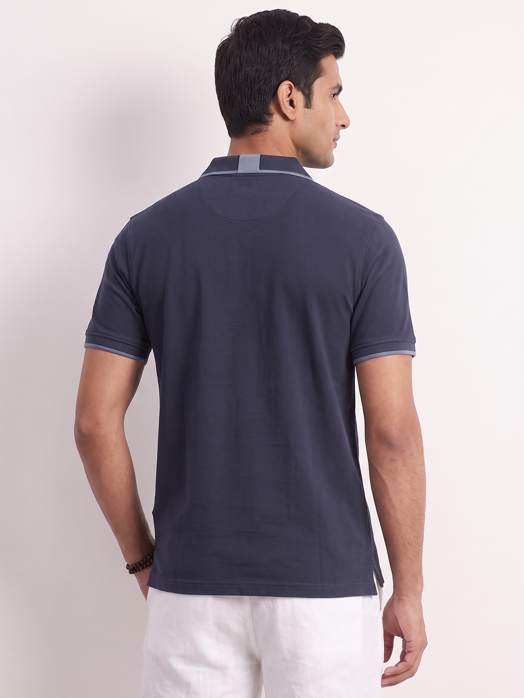 Men's Navy 100% Organic Cotton Regular Fit Tshirt