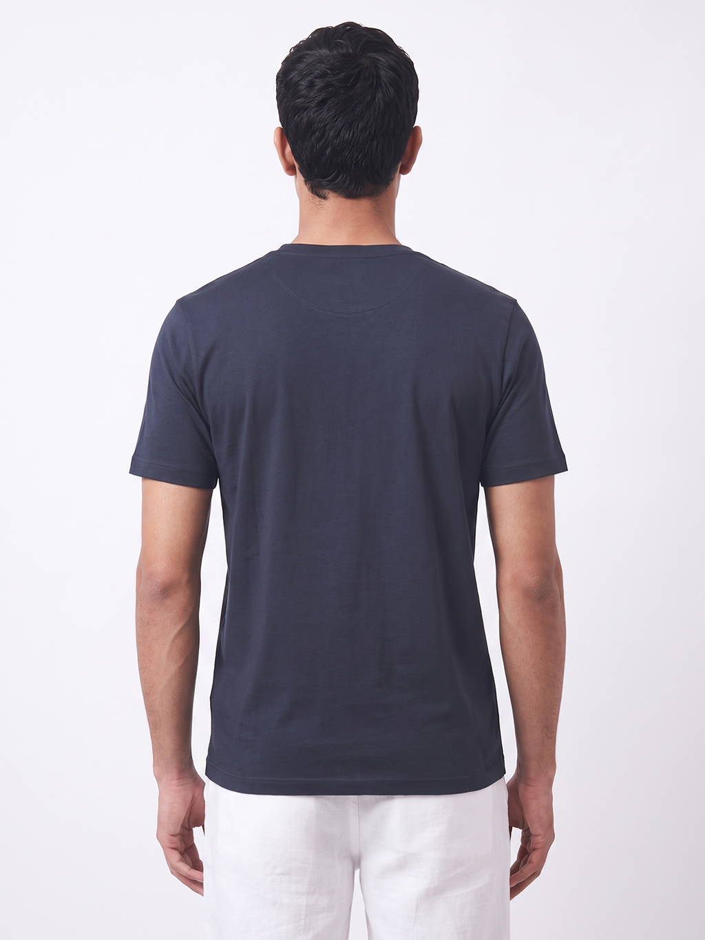 Men's 100% Cotton  Regular Fit Tshirt Navy
