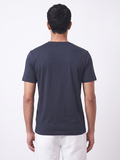 Men's 100% Cotton  Regular Fit Tshirt Navy