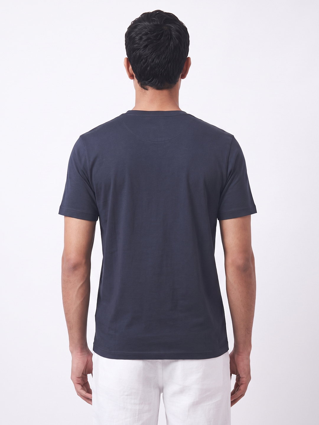 Men's 100% Cotton  Regular Fit Tshirt Navy