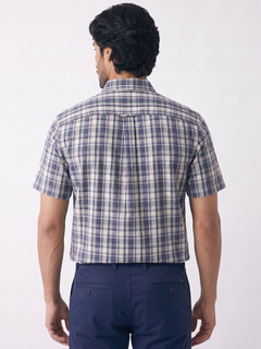 Men's 100% Cotton Regular Fit Shirt Navy